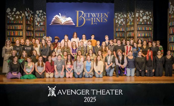 Cast & Crew photo of 2025 EGHS Avenger Theater "Between the Lines" (photo: Joe Morel/Rhode Island Image)